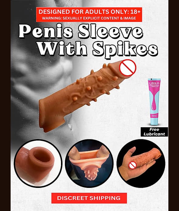 Textured Extension Sleeve for Men – Flexible 2 Inch Enhancement Design